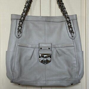 B. MAKOWSKY VINTAGE Y2K ERA 2000's 100% GENUINE LEATHER OVERSIZED HANDBAG